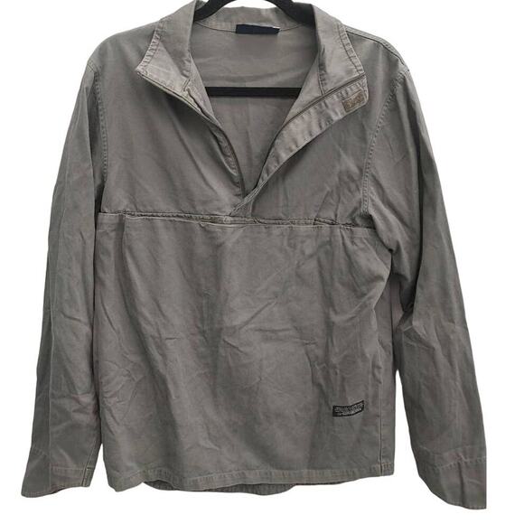 Rocky Denimwear Mens Shirt Large Front Pocket Gray Medium - Picture 1 of 7